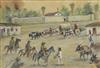 WILLIAM HENRY JACKSON Group of 4 watercolors of Western American subjects.